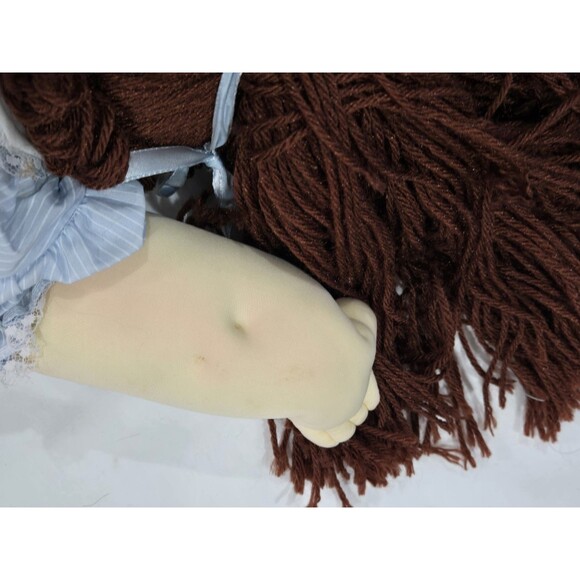 Xavier Roberts 1983 The Little People Soft Sculpture Cabbage Patch Doll Brunette - Picture 14 of 14